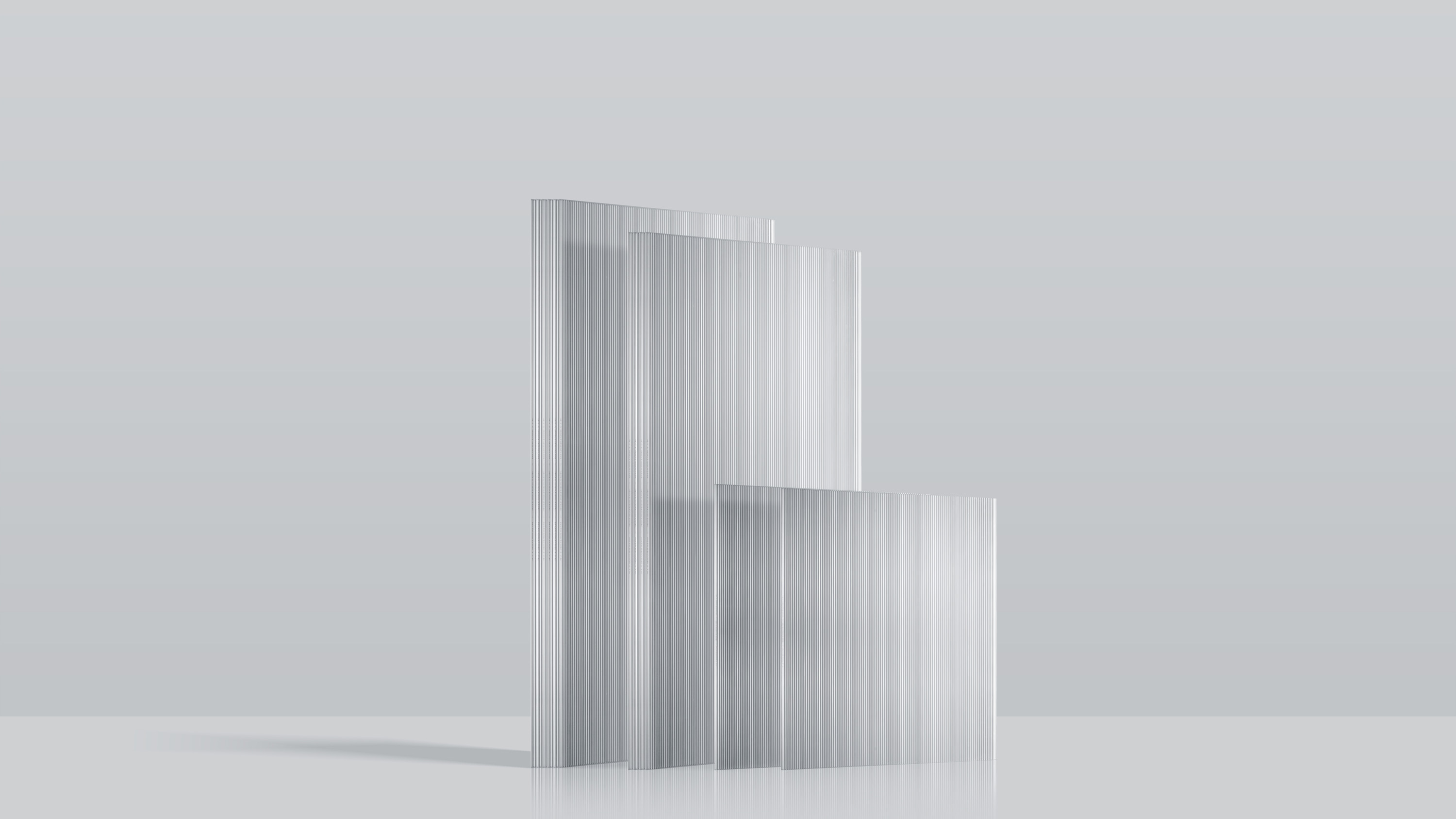 HKP-Sets, Farbe: Transparent, verglast mit: Hohlkammerplatten (HKP)