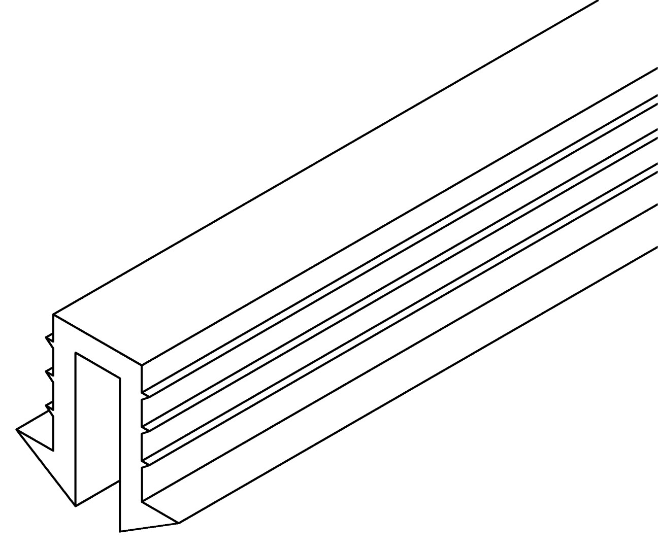 Fensterdichtung, 6034, L3000, , Farbe: Blank