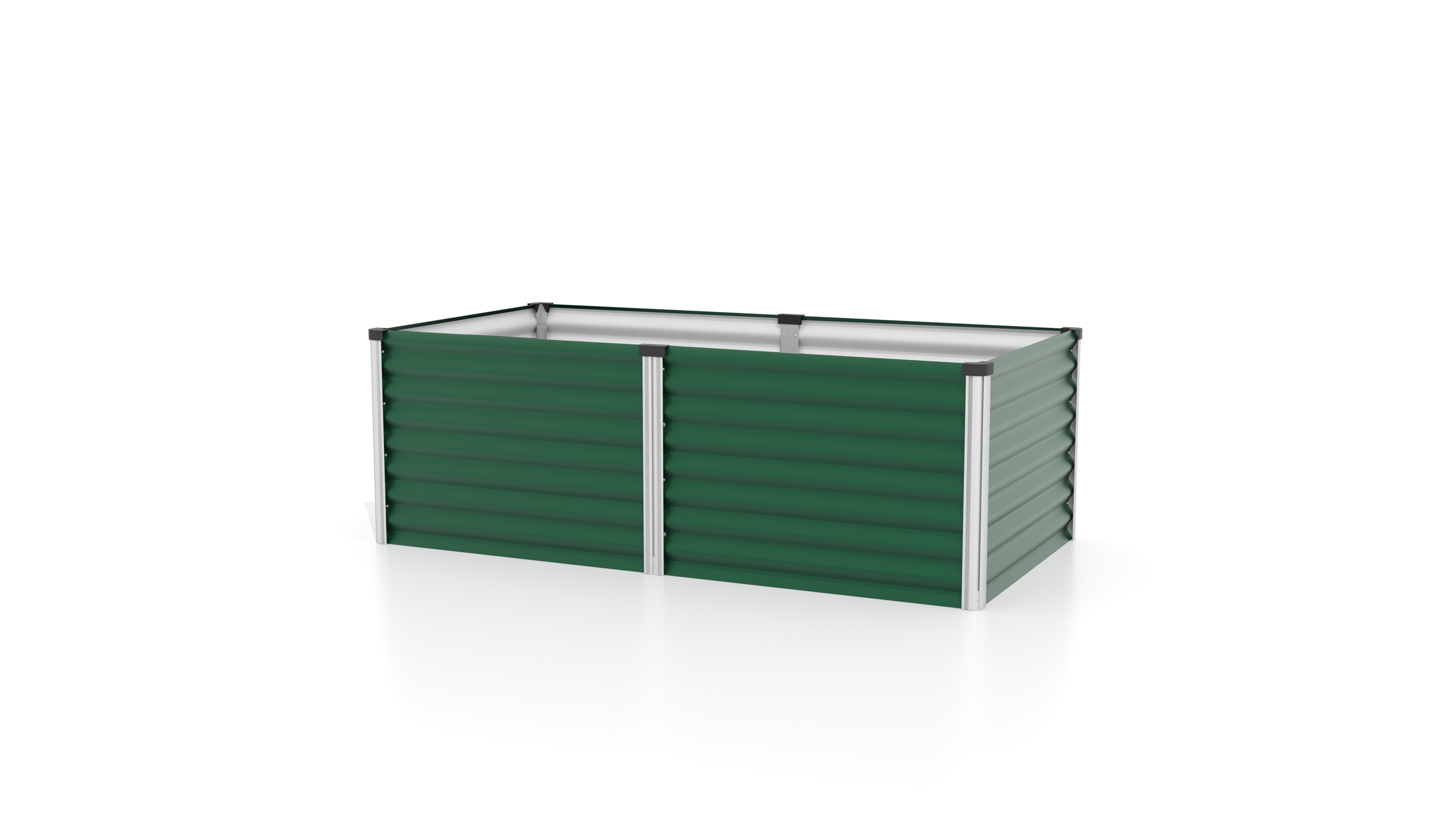 Hochbeet Meta 630, Farbe: Seegras/Alu eloxiert