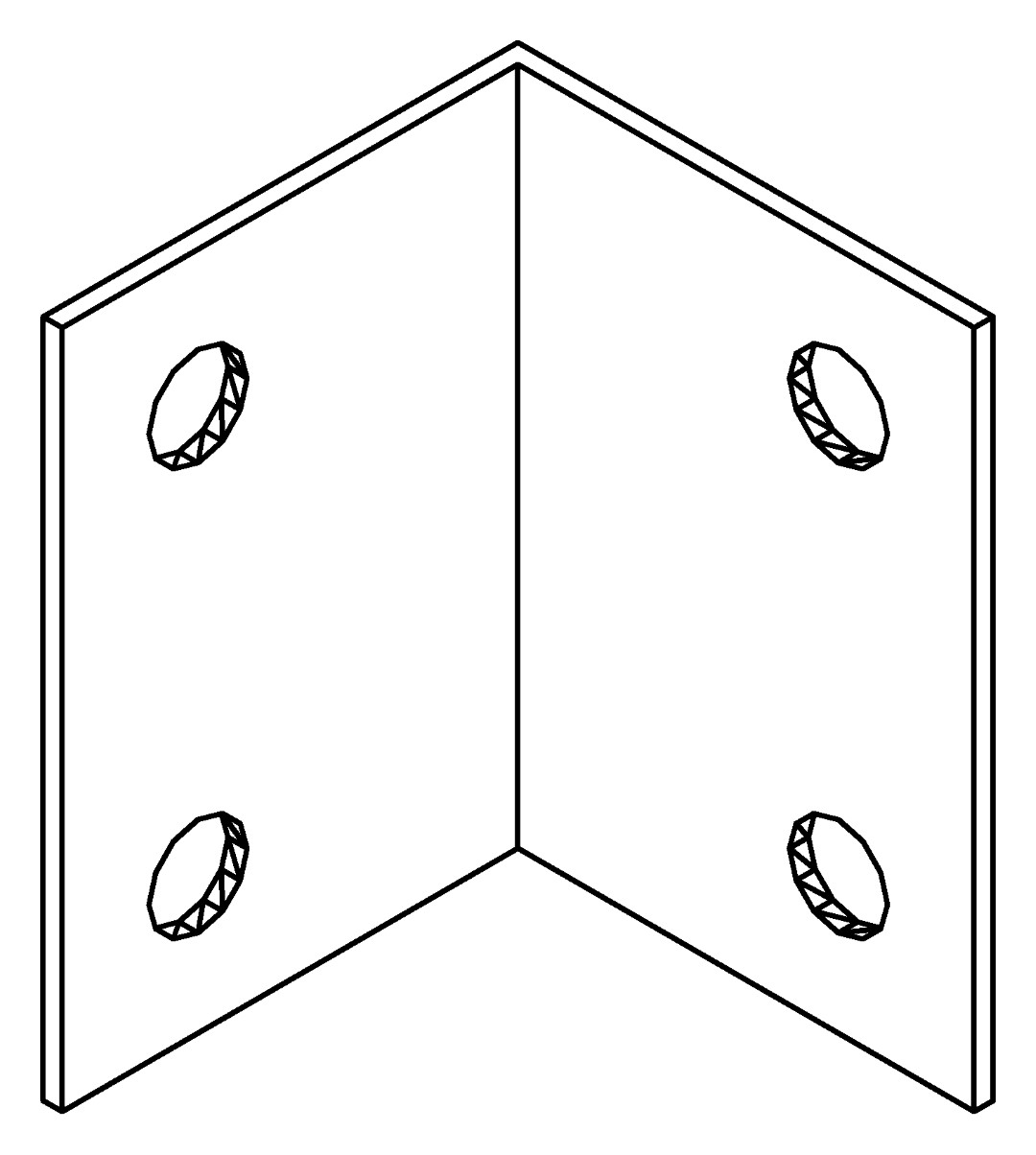 Aluwinkel, 9106, L50, white, RAL 9003, Farbe: Weiß pulverbeschichtet