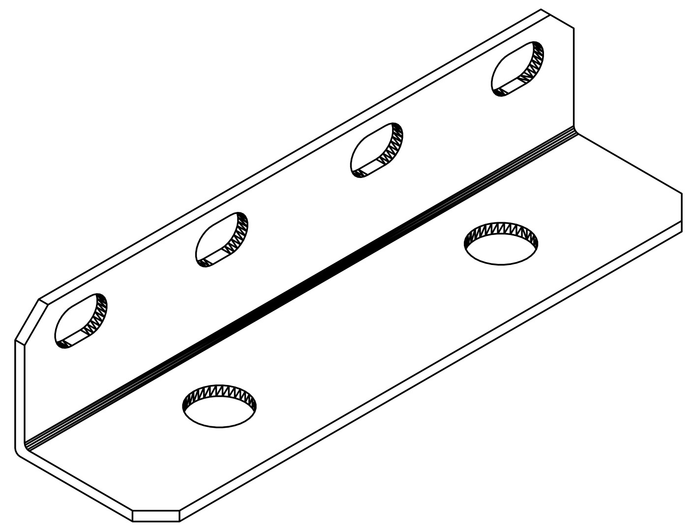 Fundament Winkel, 7095, L117, black, Pantone-426C, Farbe: Schwarz