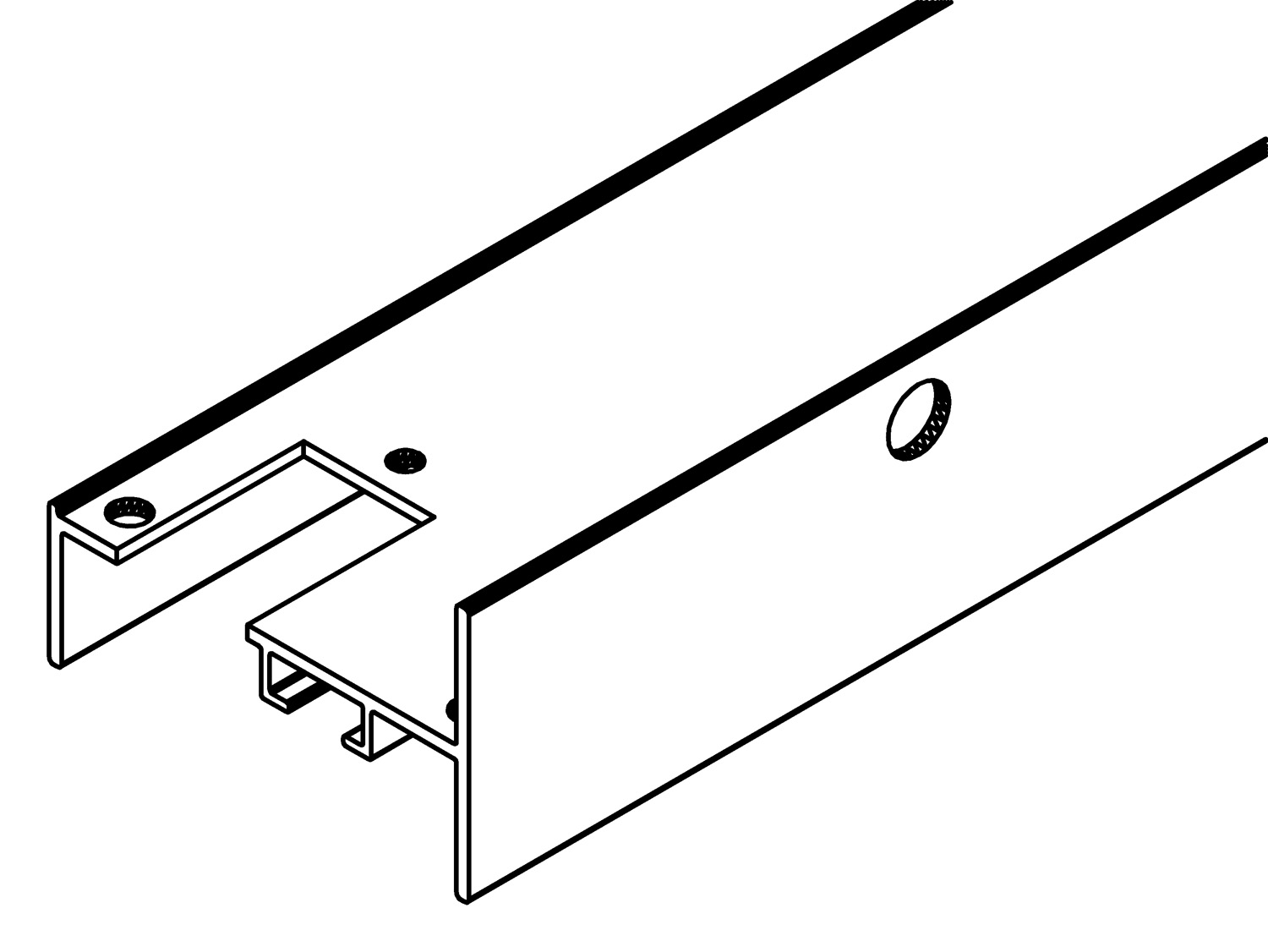 Türabschluss o/u, 7282, L711, , Farbe: Blank