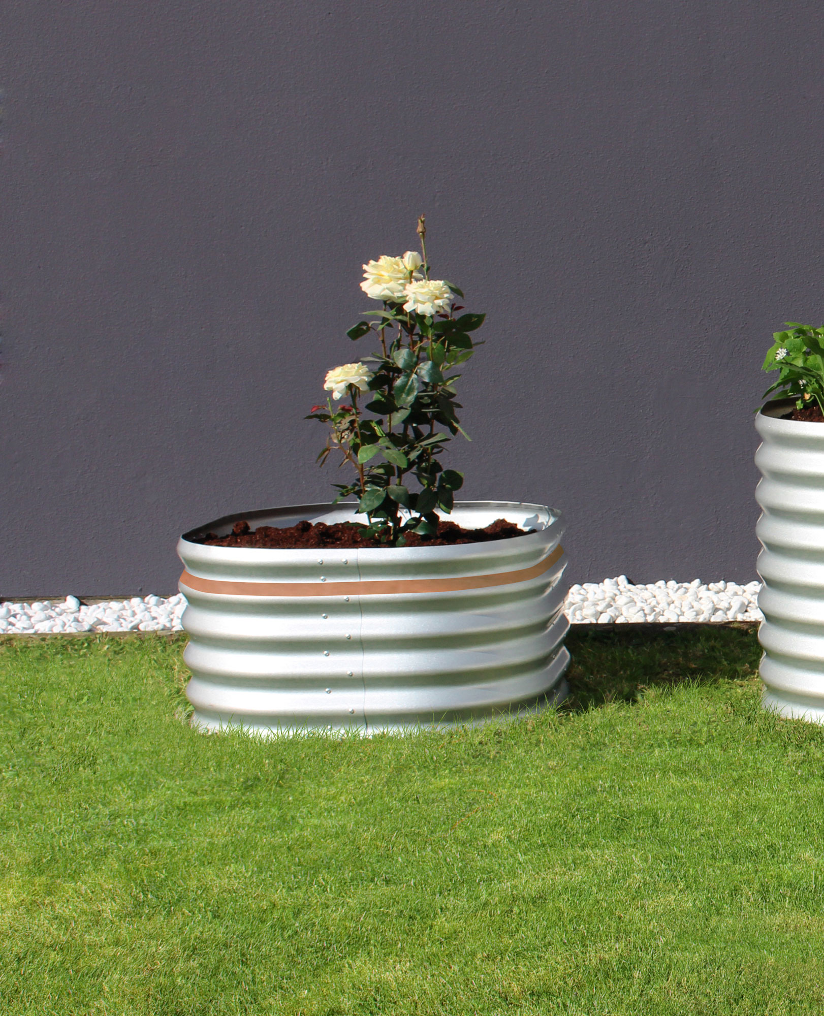 Hochbeet Vita 401, Farbe: Zincalume blank