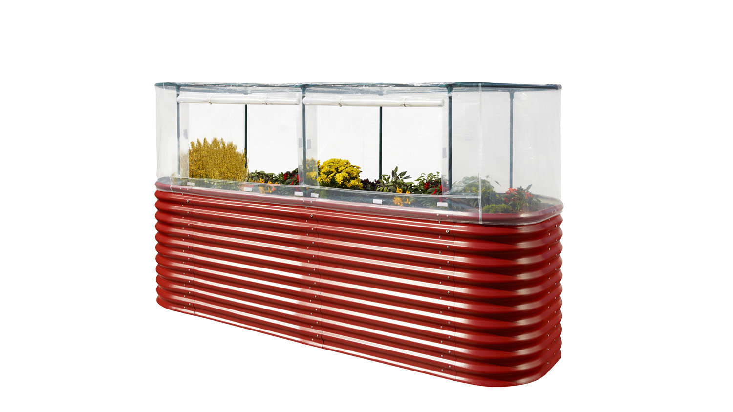 Hochbeetabdeckung Rund, Farbe: Transparent
