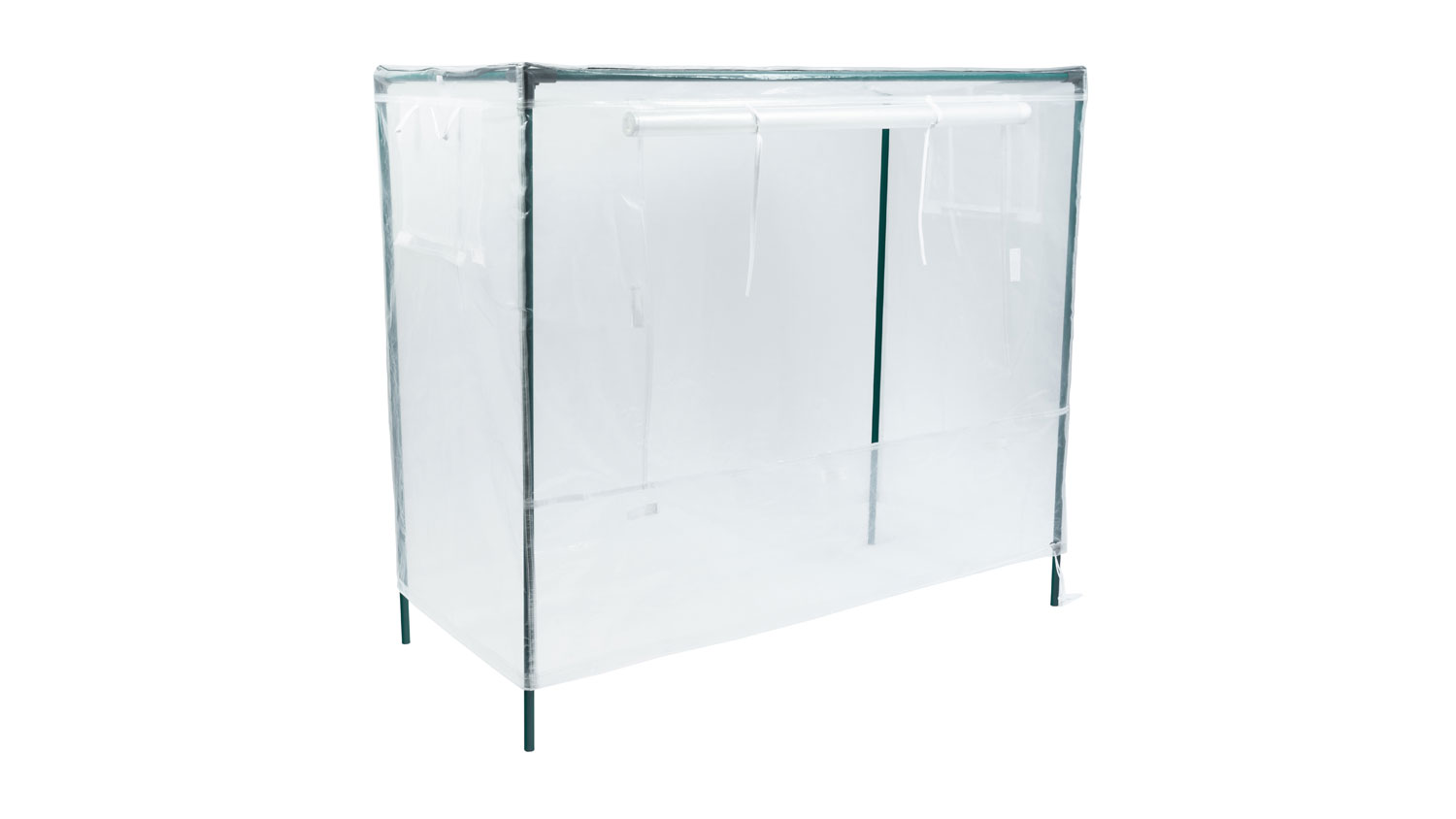Hochbeetabdeckung Eckig M, Farbe: Transparent