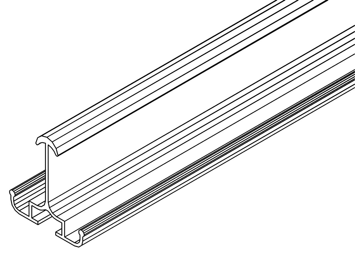 Zwischenprofil, Dach, 2513, L1490, , Farbe: Blank