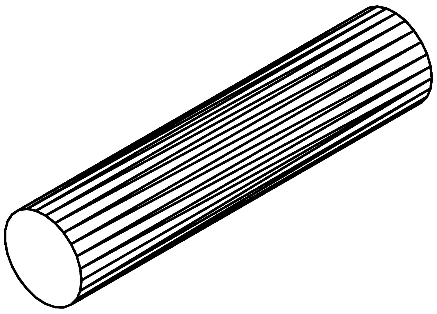Scharnierstift, 9509, L32, , Farbe: Blank
