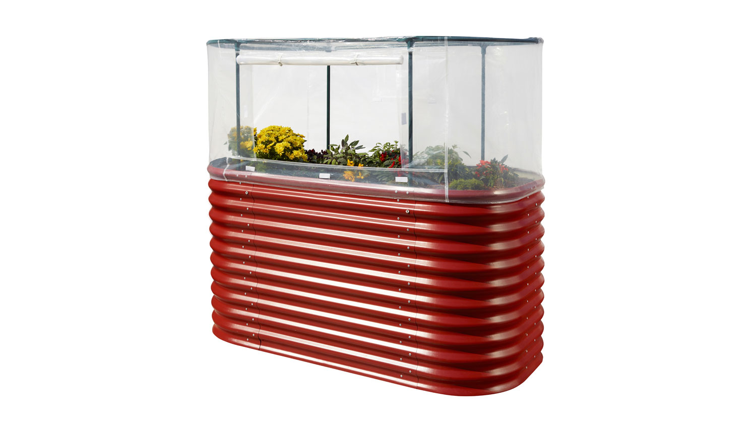 Hochbeetabdeckung Rund, Farbe: Transparent