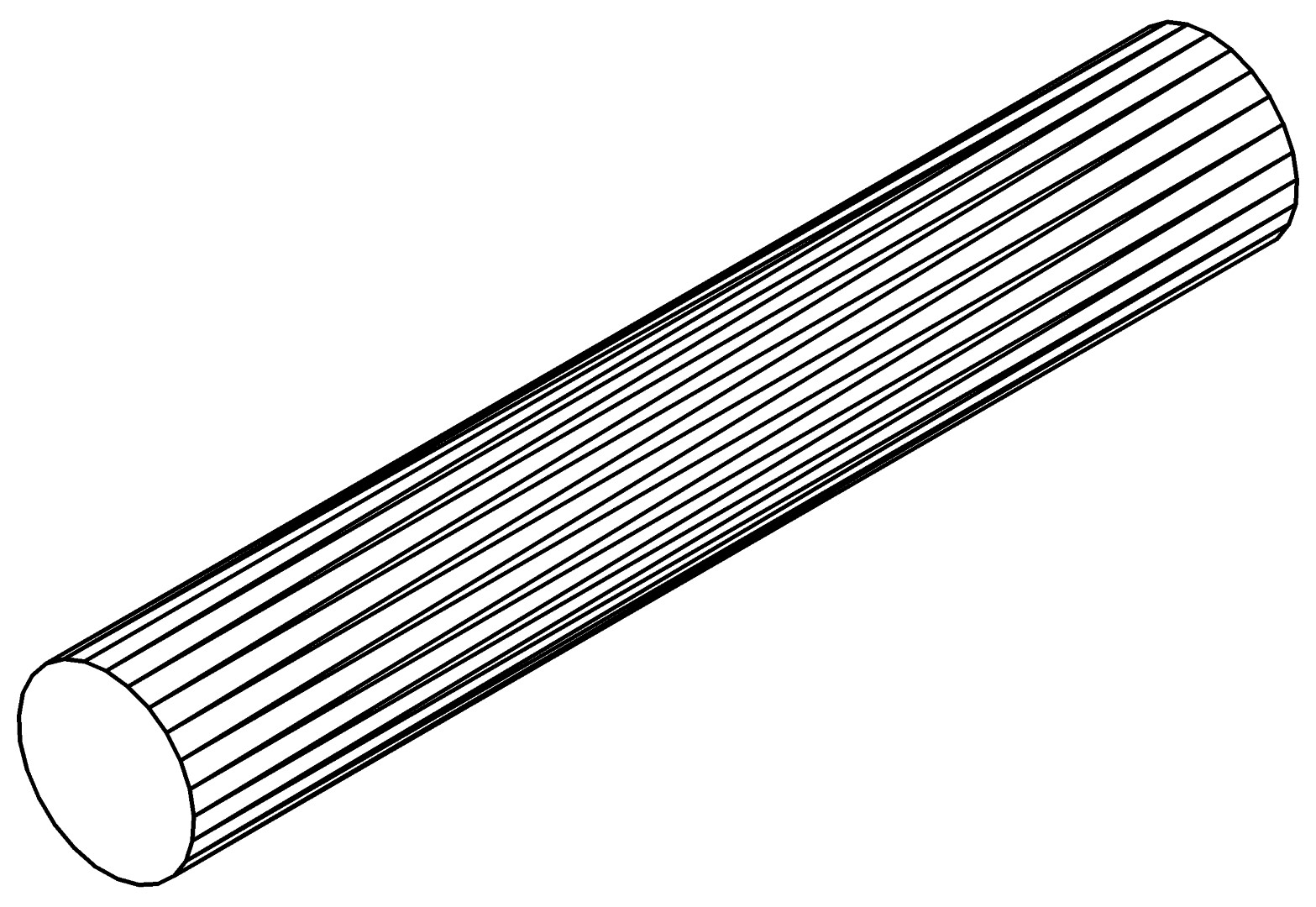 Scharnierstift, 9546, L44, , Farbe: Blank