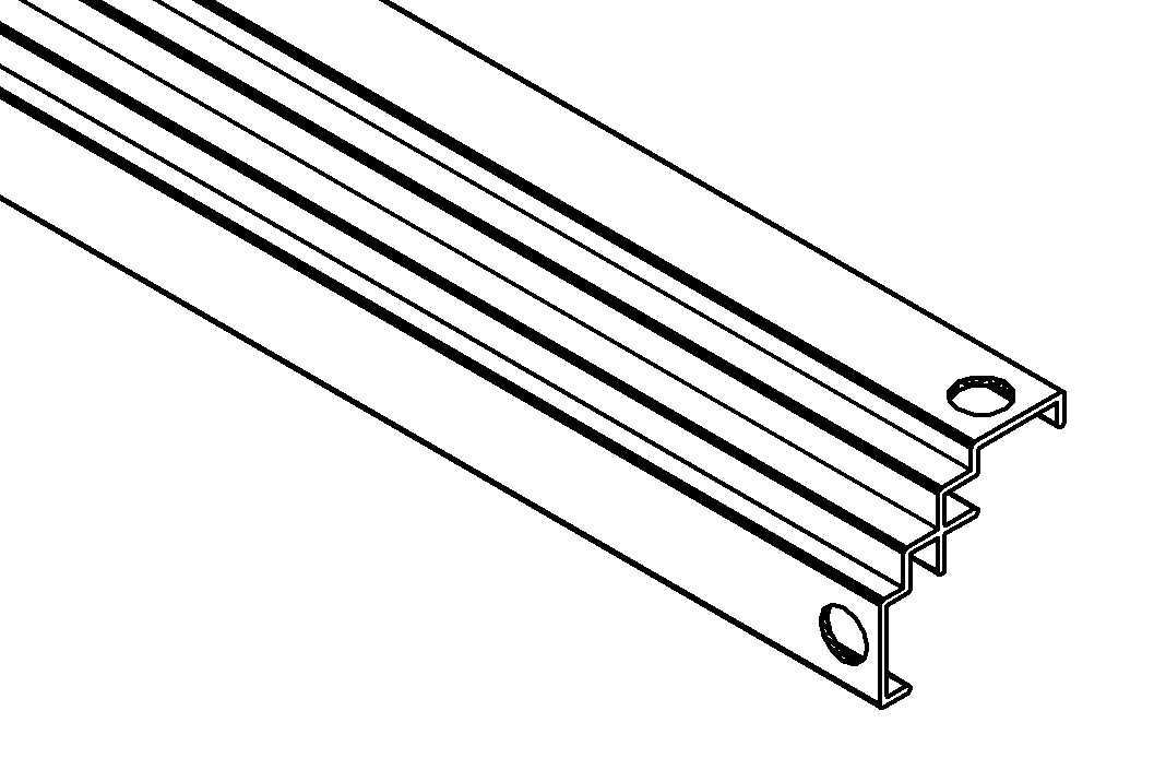 Eckprofil, 1501, L244, , Farbe: Blank