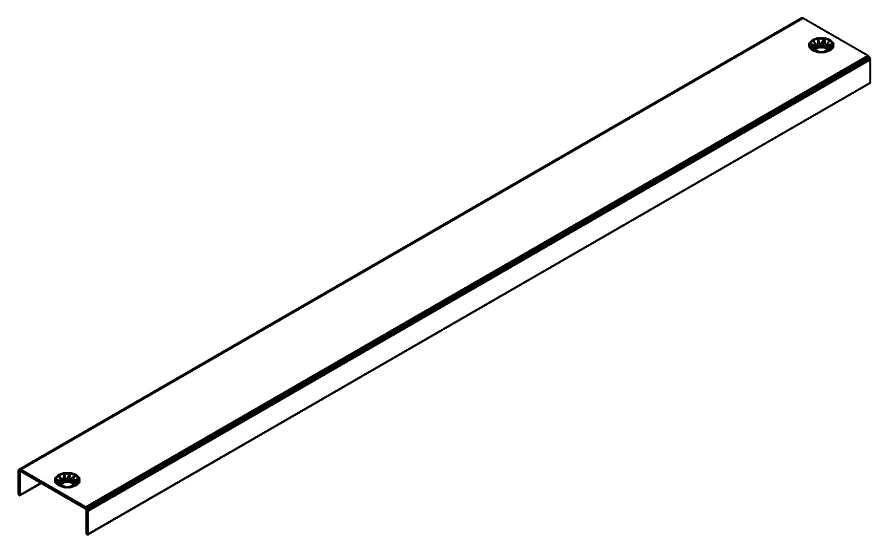 Paneel, 9534, L500, , Farbe: Blank