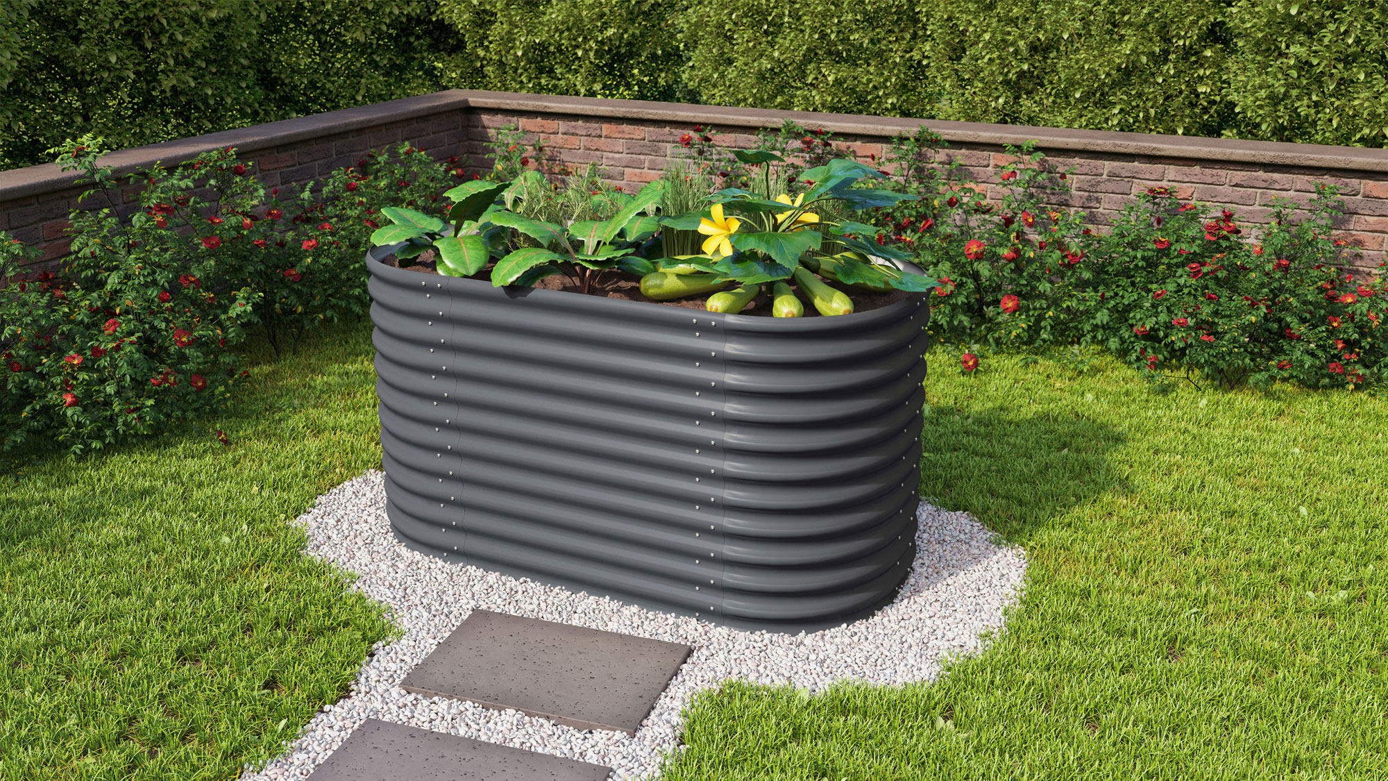 Hochbeet Vita 858, Farbe: Granit