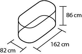 Hochbeet Vita 858, Farbe: Zincalume blank