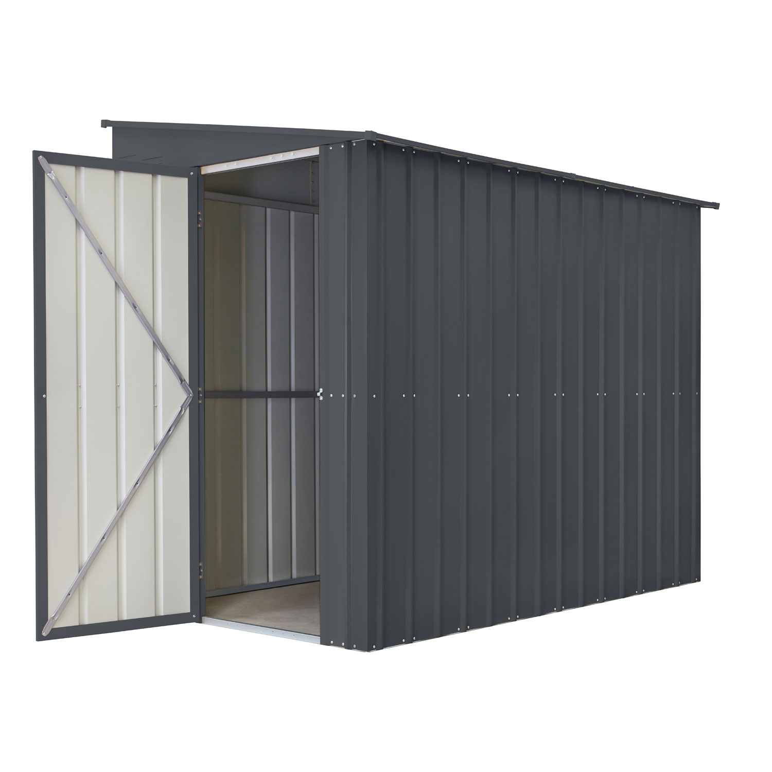 Wand-Zierde LeanTo 58, Farbe: Anthrazit
