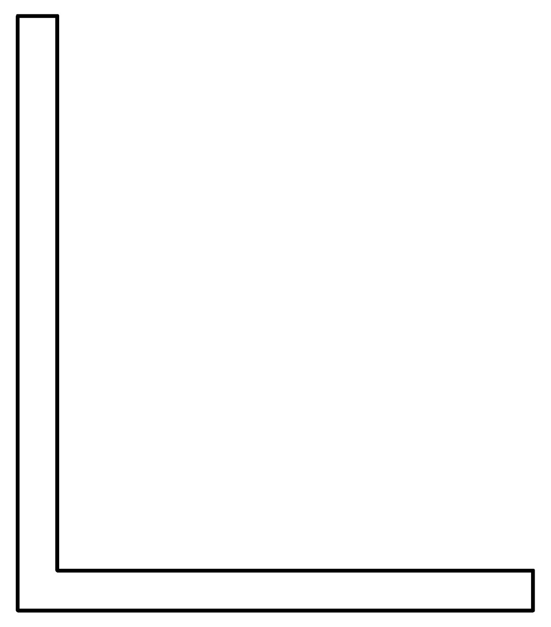 Fundament Winkel, 7095, L117, black, Pantone-426C, Farbe: Schwarz