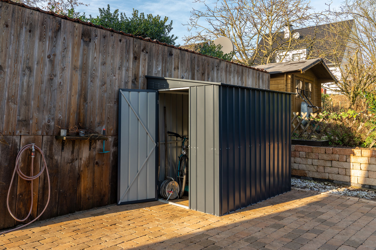 Wand-Zierde LeanTo 58, Farbe: Anthrazit