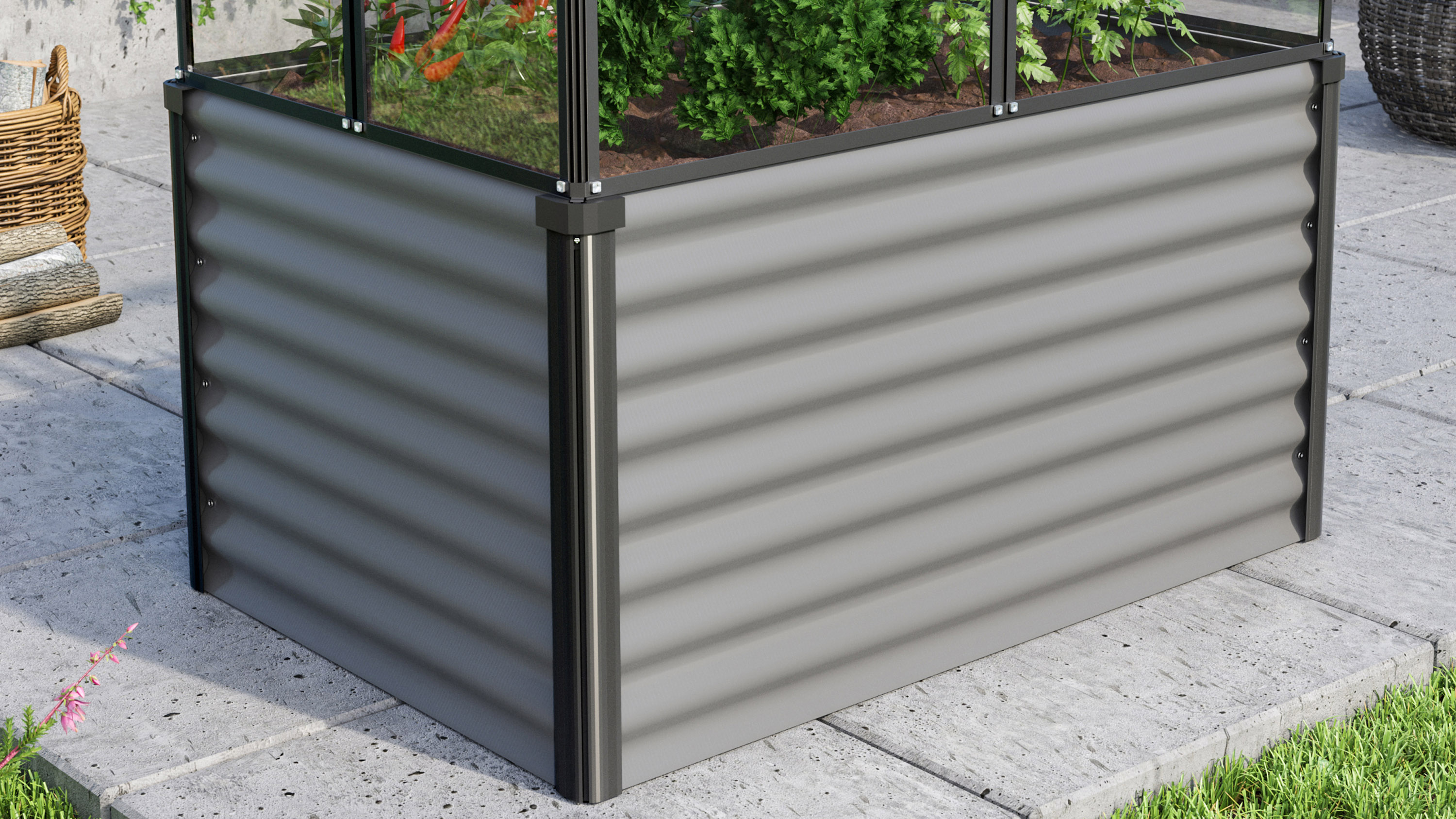 Gaia Jumbo Unterbau, Farbe: Granit