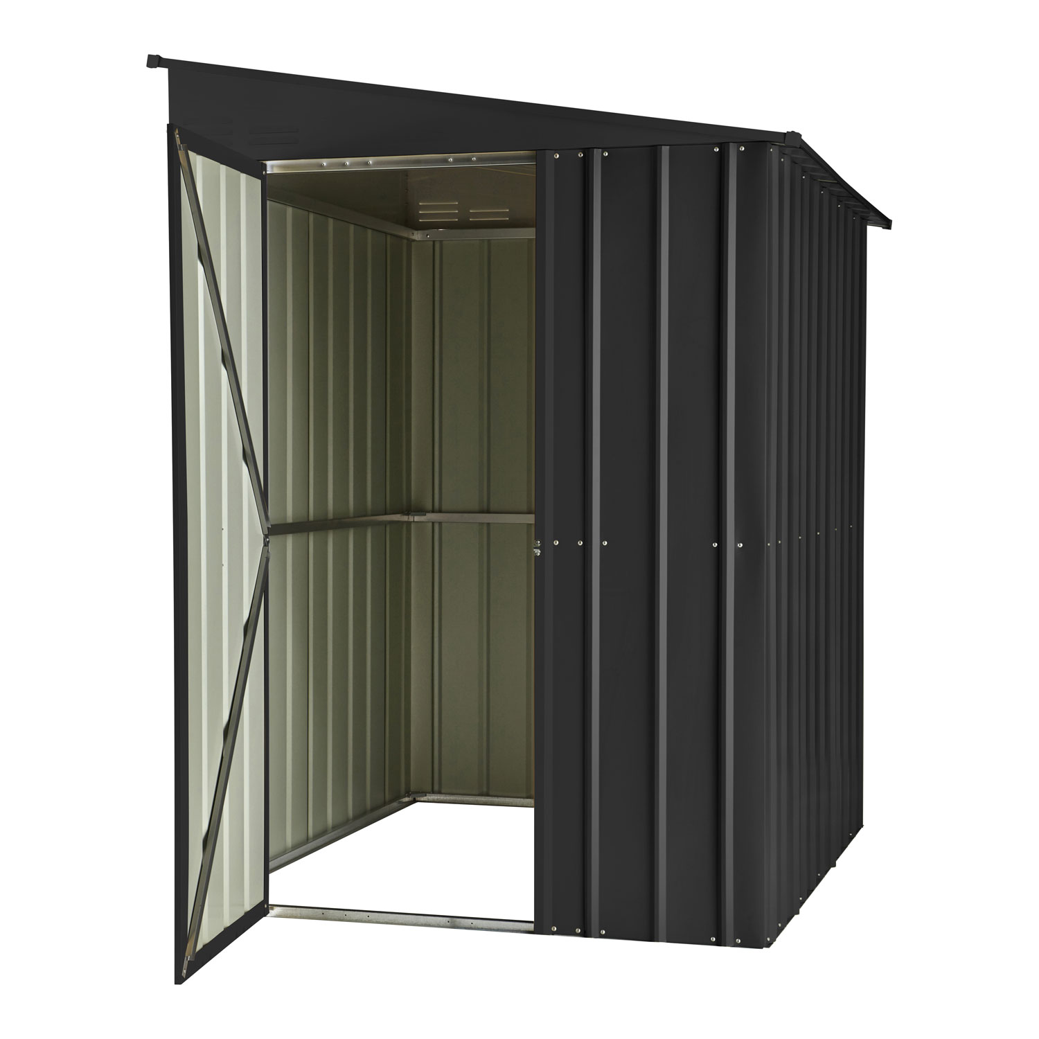 Anlehngerätehaus LeanTo 56, Farbe: Anthrazit