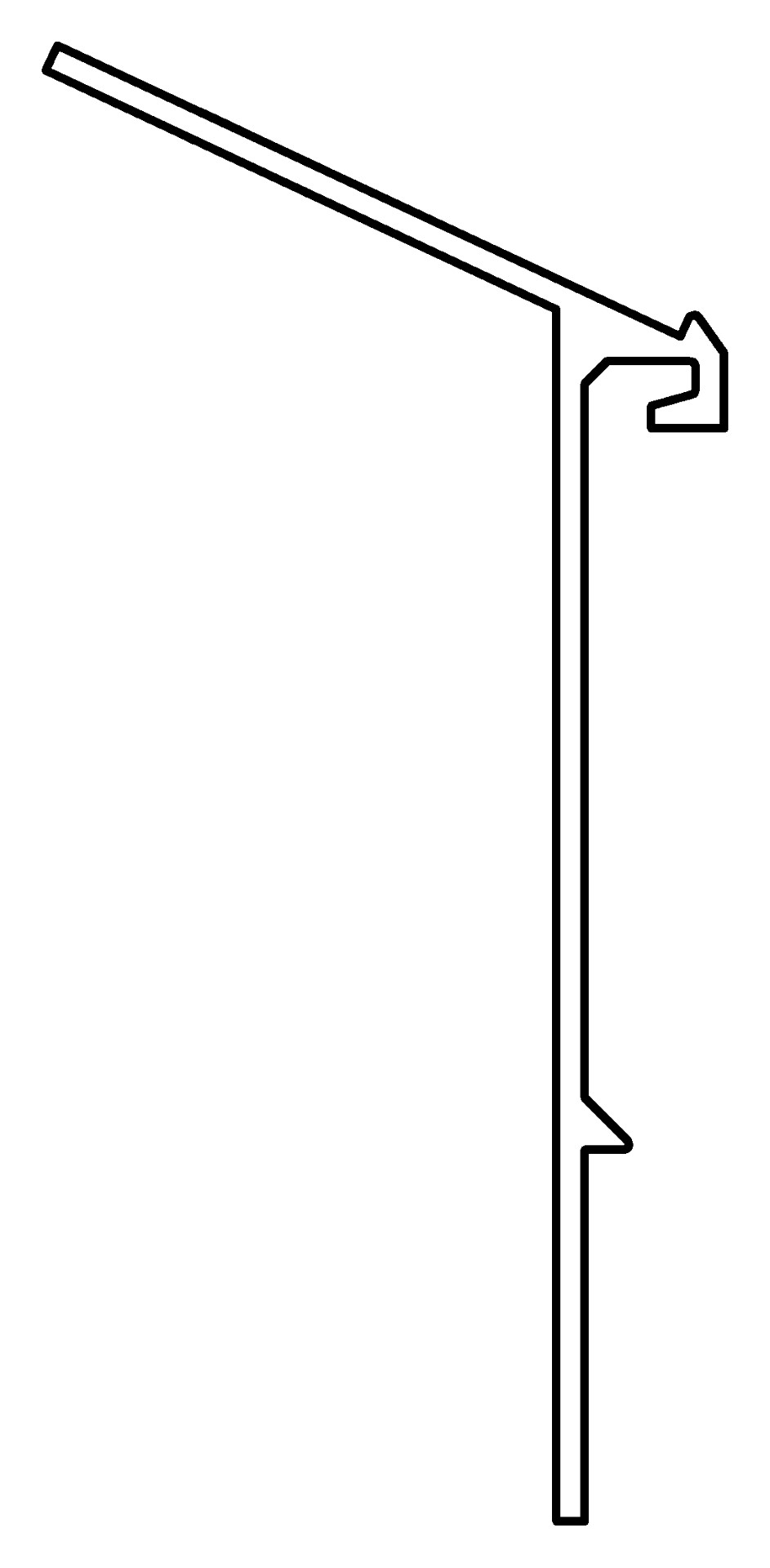 Traufenwinkel 4, 7474, L3039, , Farbe: Blank