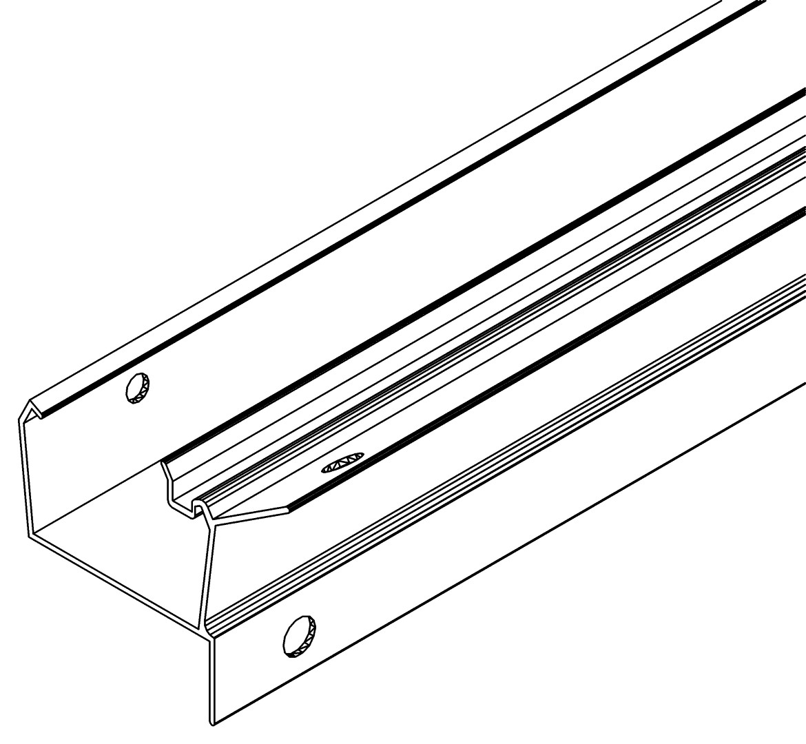 Traufe, 1135, L1242, , Farbe: Blank
