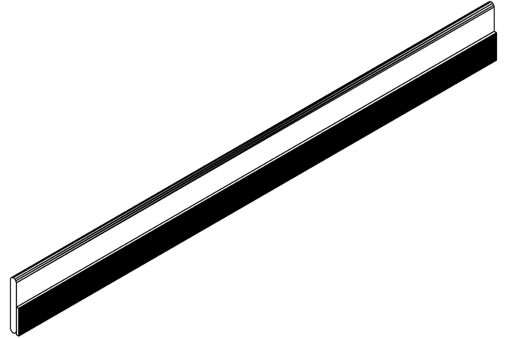 Türdichtung, 6063, L1772, , Farbe: Blank