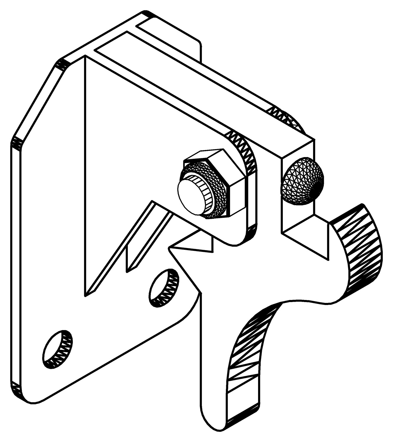 Türarrettierung, 7283, L66, , Farbe: Blank