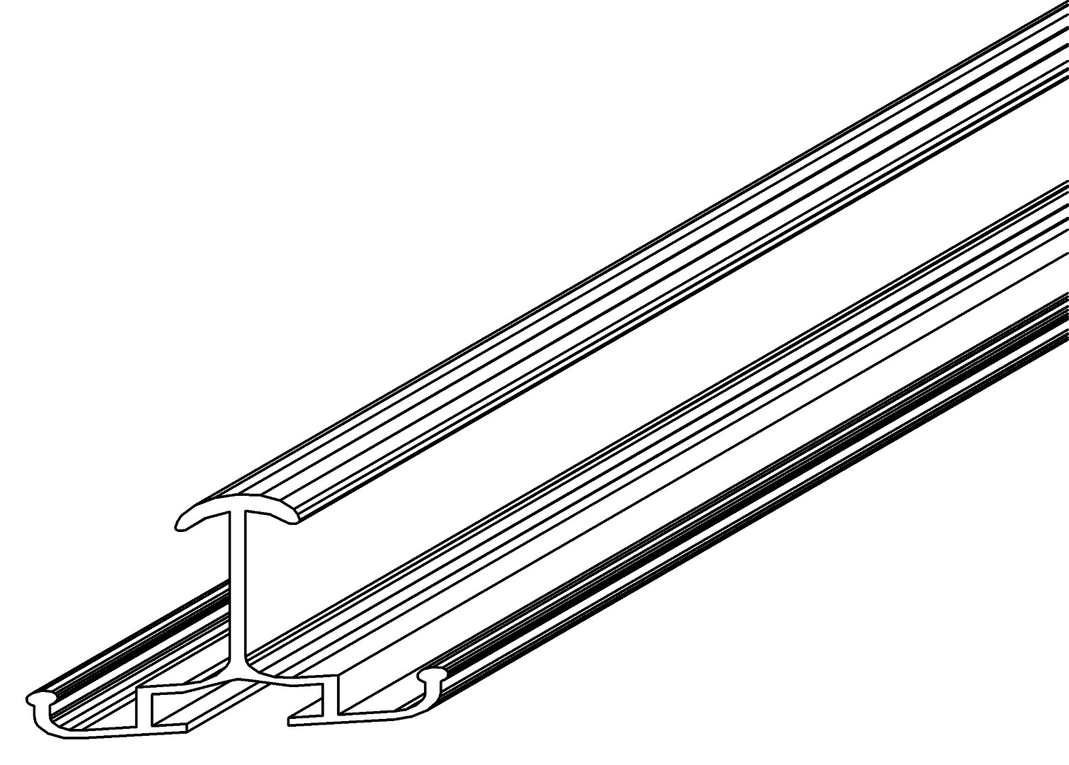 Zwischenprofil, Dach, 2514, L1490, , Farbe: Blank