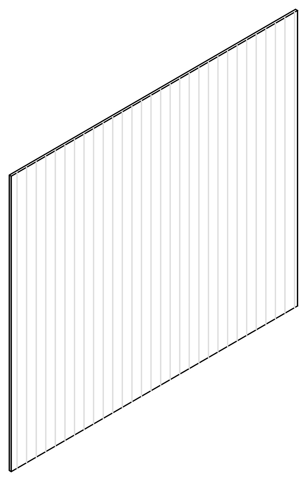HKP Rückwand, 1534, L495, , Farbe: Blank