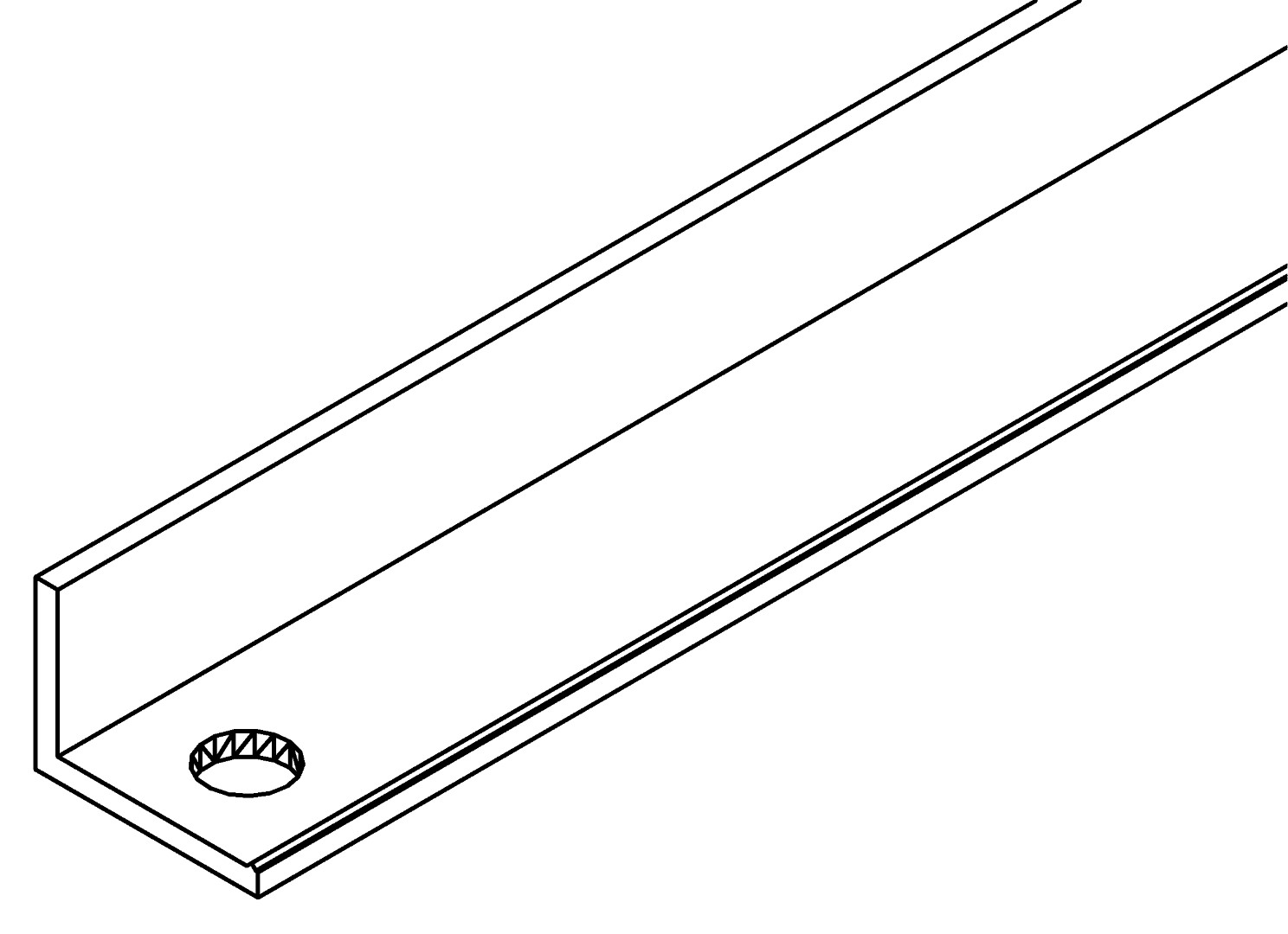 Windstrebe, 4230, L2044, , Farbe: Blank