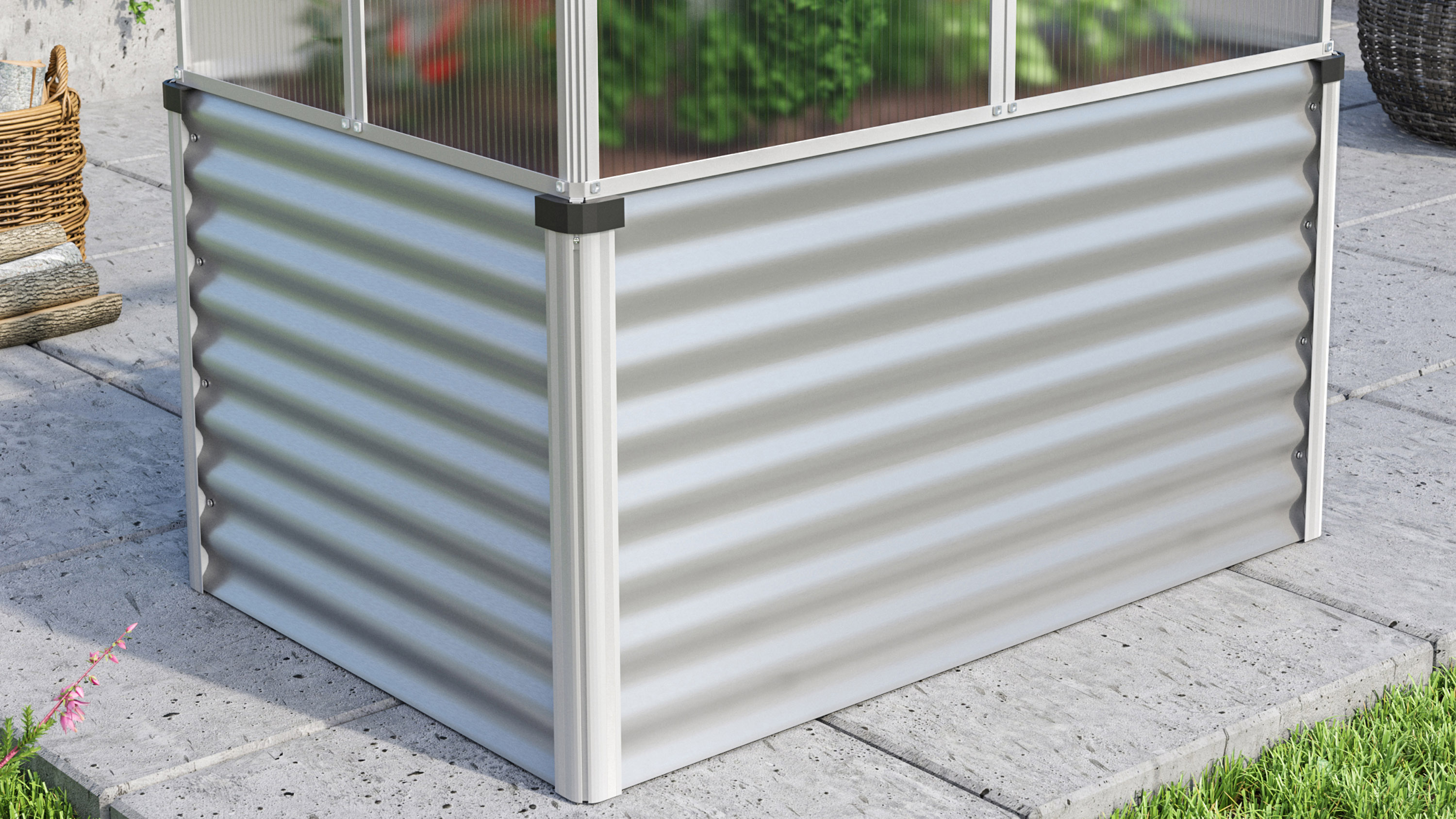 Gaia Jumbo Unterbau, Farbe: Blank