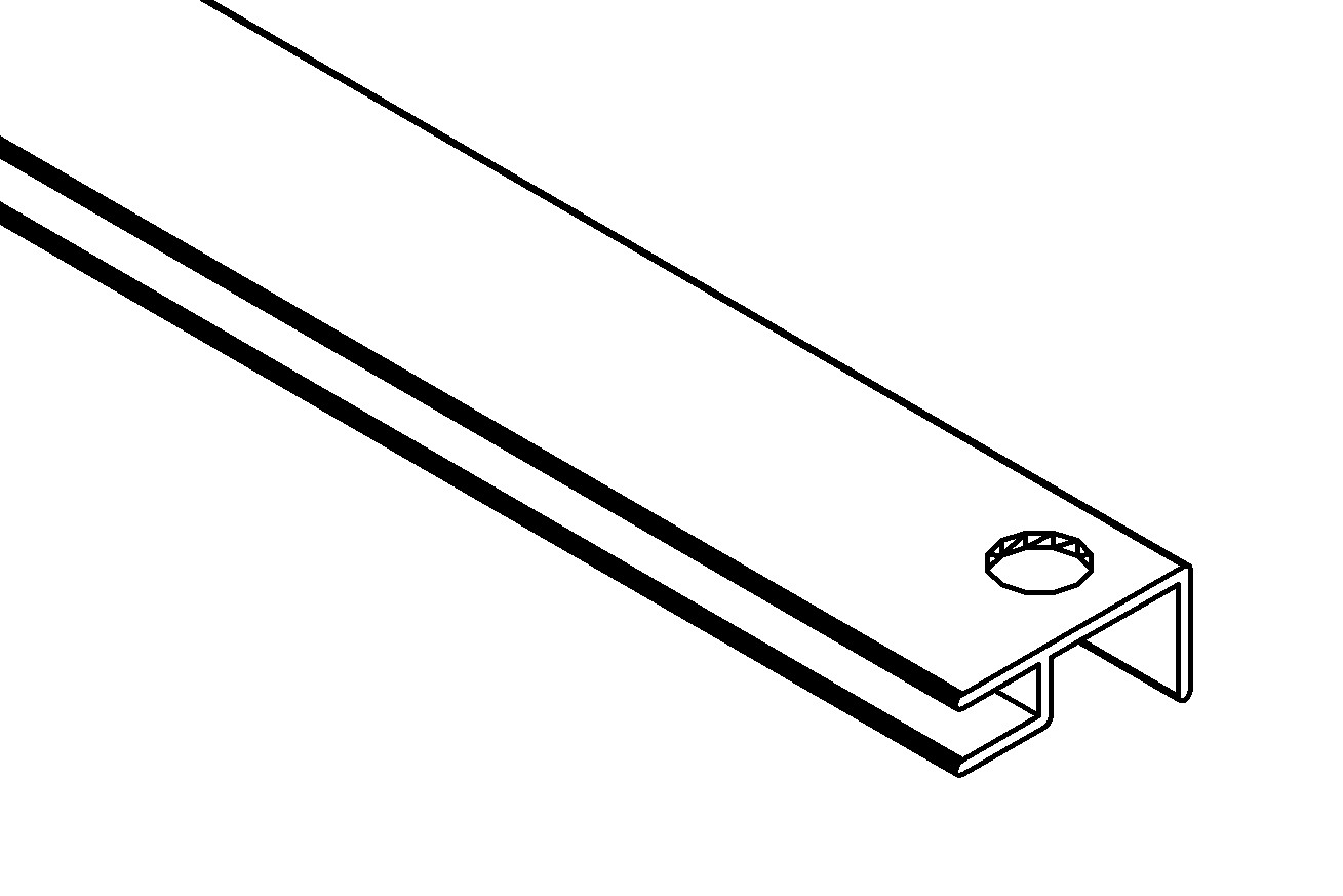Fensterprofil Seite, 1509, L498, , Farbe: Blank