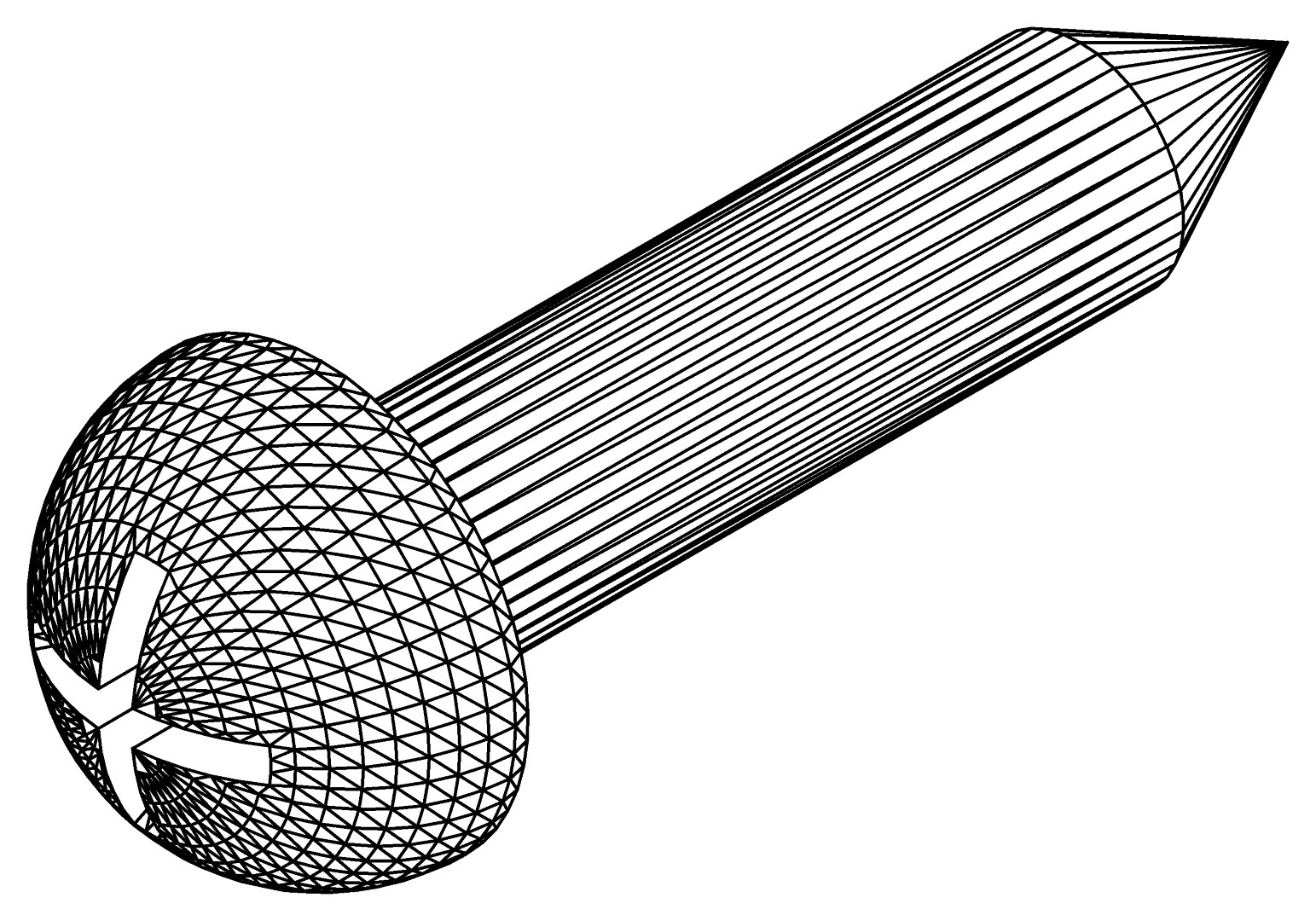 Türriegel schrauben 4,2 x 22, 2008, L4.2 x 22, , Farbe: Blank
