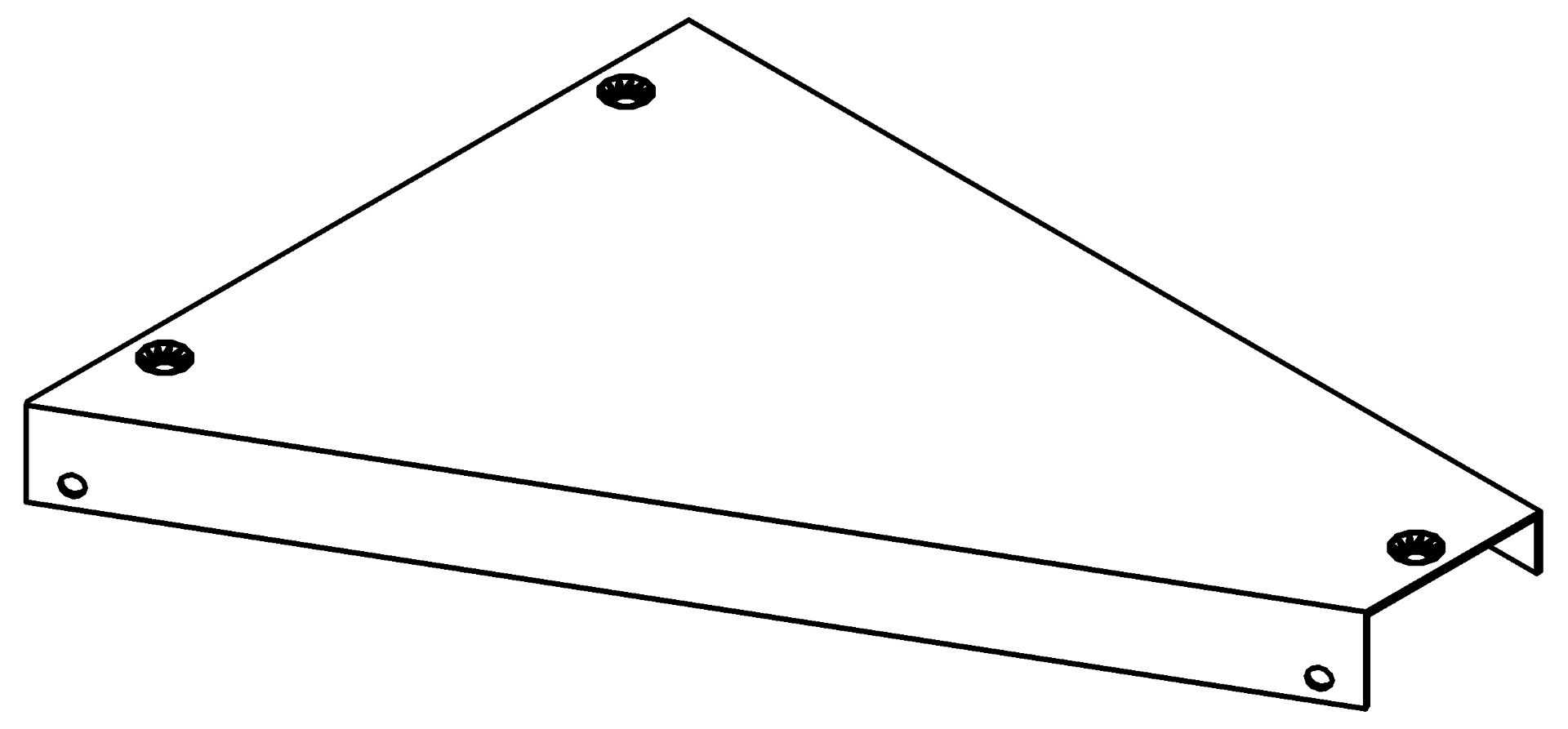 Tischplatte links, 9536, L250, , Farbe: Blank