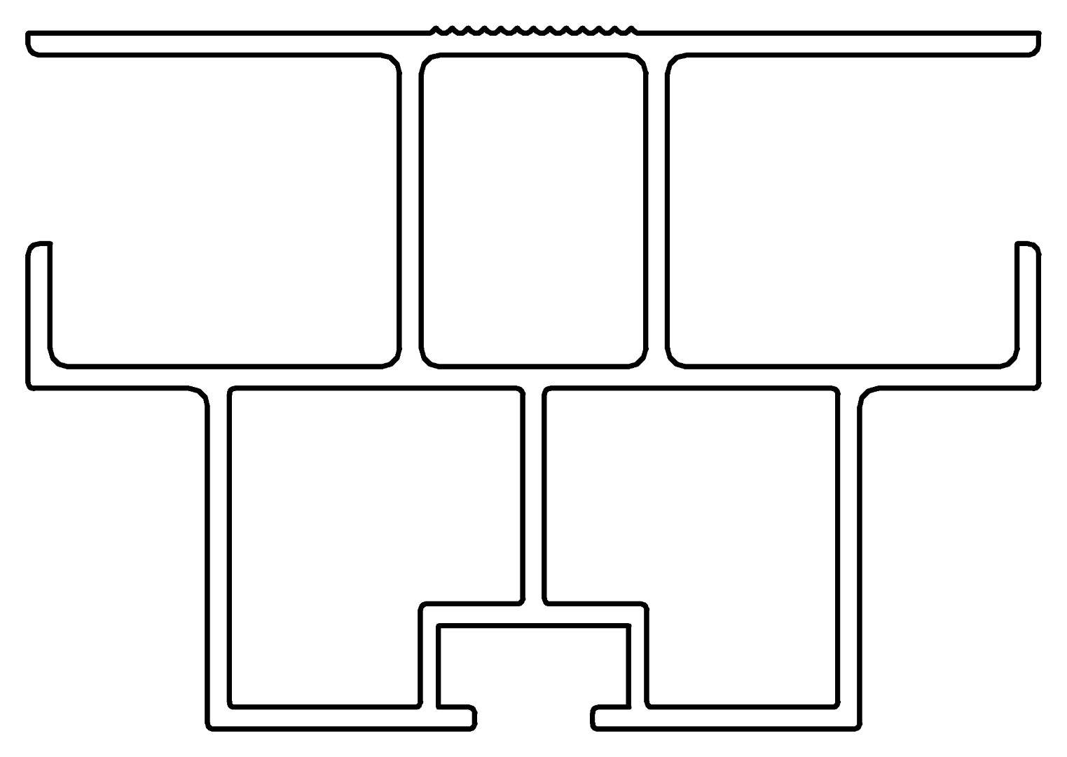 Dachzwischenprofil, 7472, L2583, , Farbe: Blank