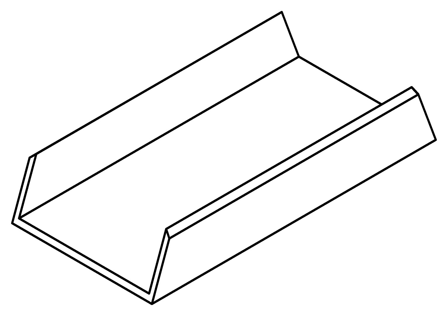 Traufenverbinder, 7292, L100, black, Farbe: Blank