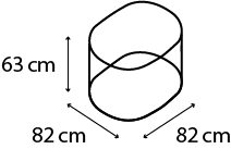 Hochbeet Vita 630, Farbe: Rubin