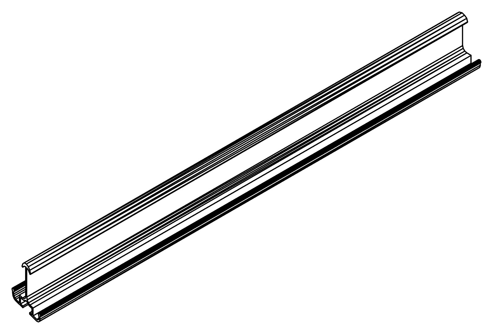 Zwischenprofil, 4242, L313, , Farbe: Blank