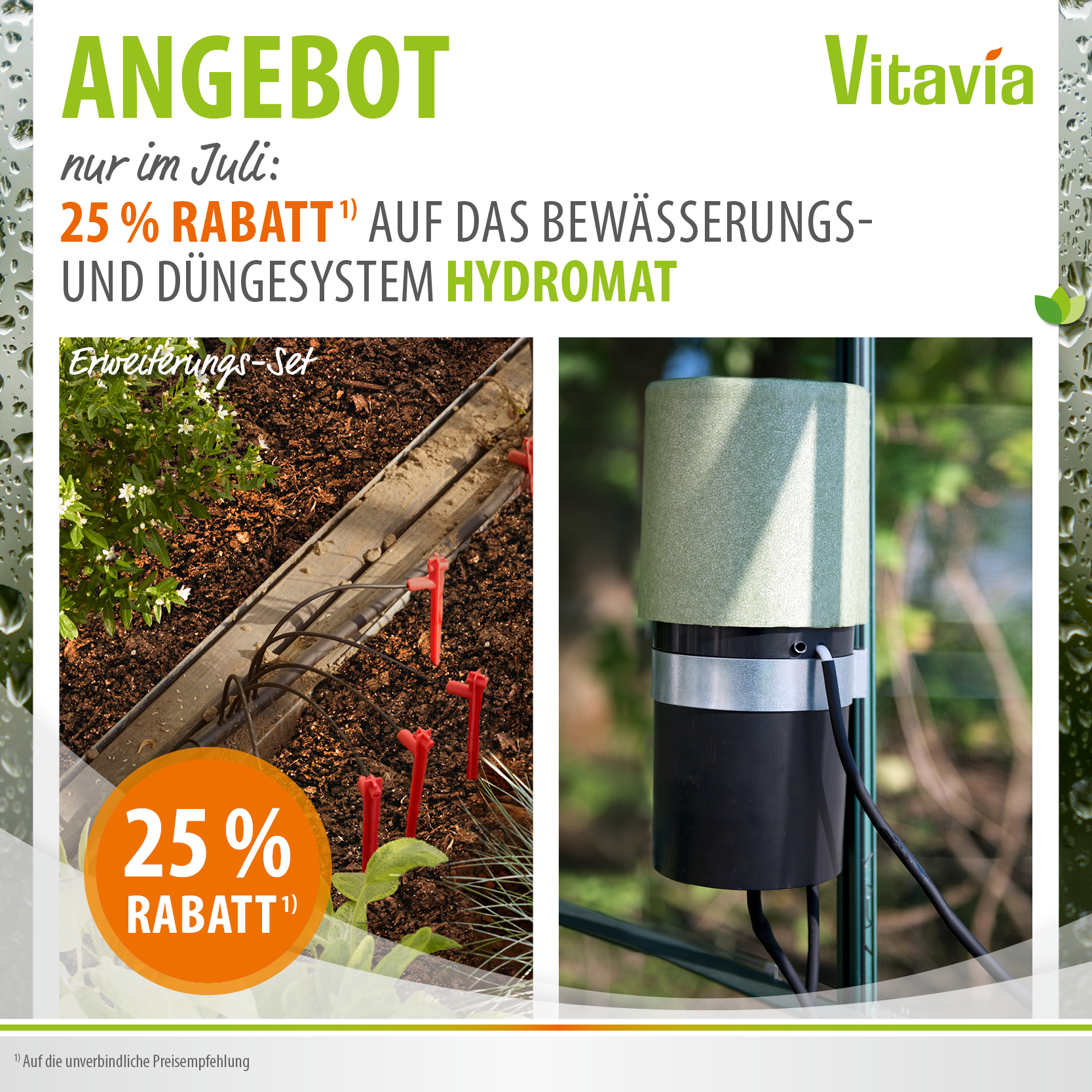Werbebanner Juli 2025 Hydromat