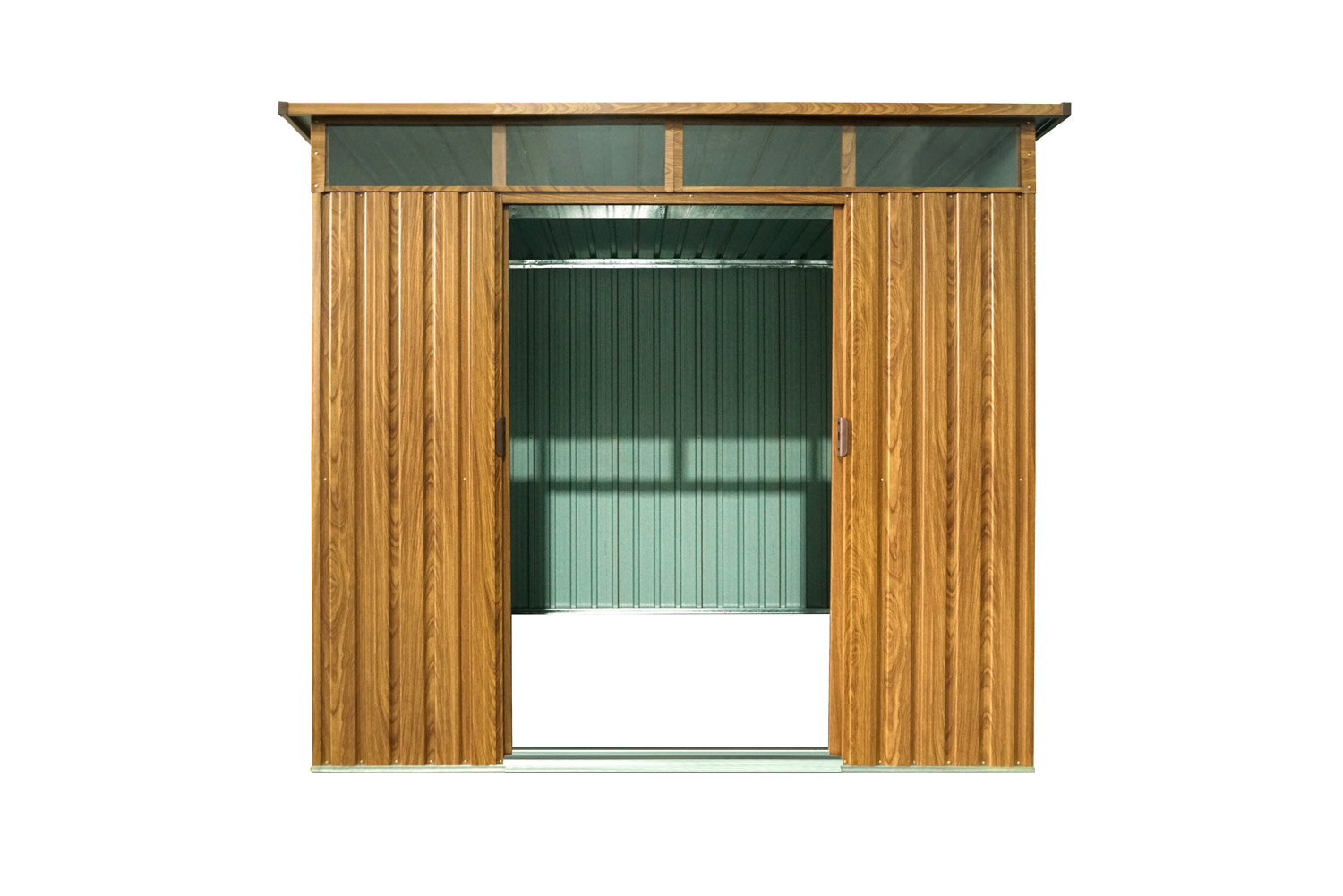 Gerätehaus Lübeck  86, Farbe: Holzoptik Klassik/Nuss