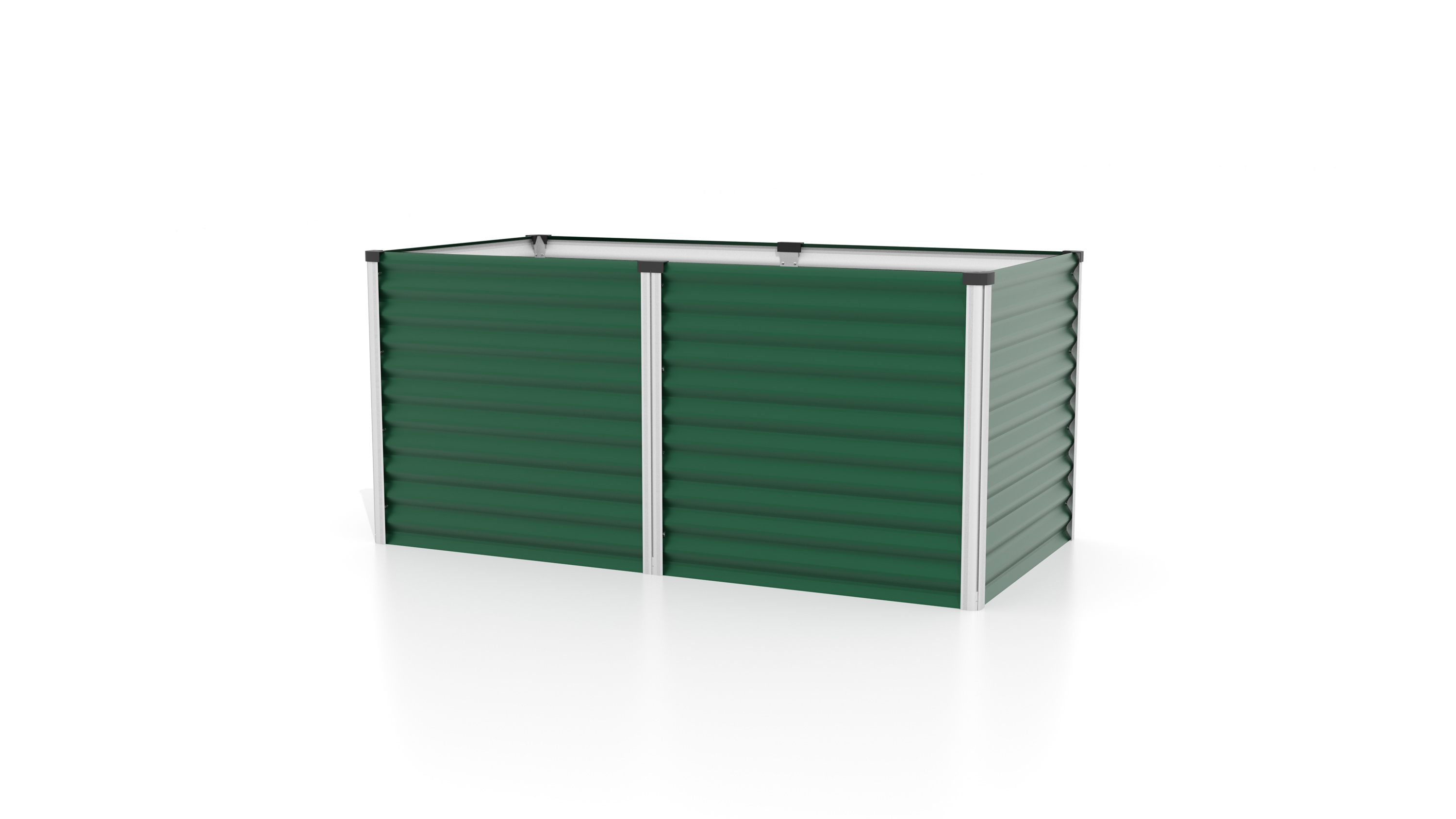 Hochbeet Meta 858, Farbe: Seegras/Alu eloxiert