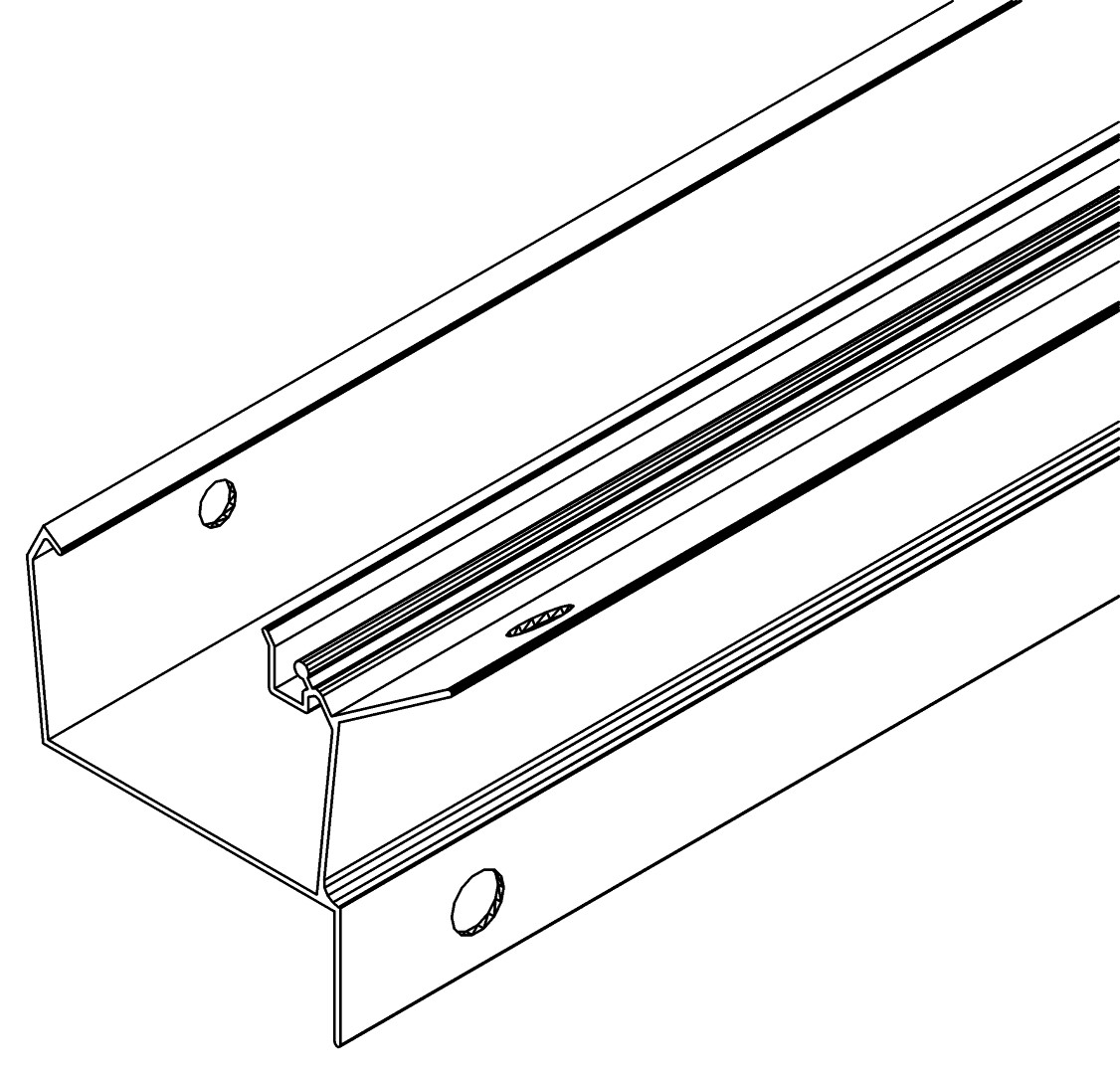 Traufe, 1155, L740, , Farbe: Blank